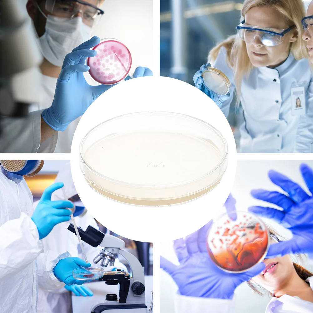 Petri Dishes 10pcs Prepoured Agar Plates Agar Petri Dishes Tissue Culture Plate Plates Laboratory Science Experiment Supplies