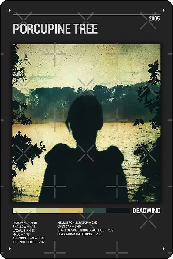 Постер Deadwing от Porcupine Tree 2005, металлический жестяной знак 12X8 дюймов, забавная мужская пещера, Декор для дома и офиса, бара
