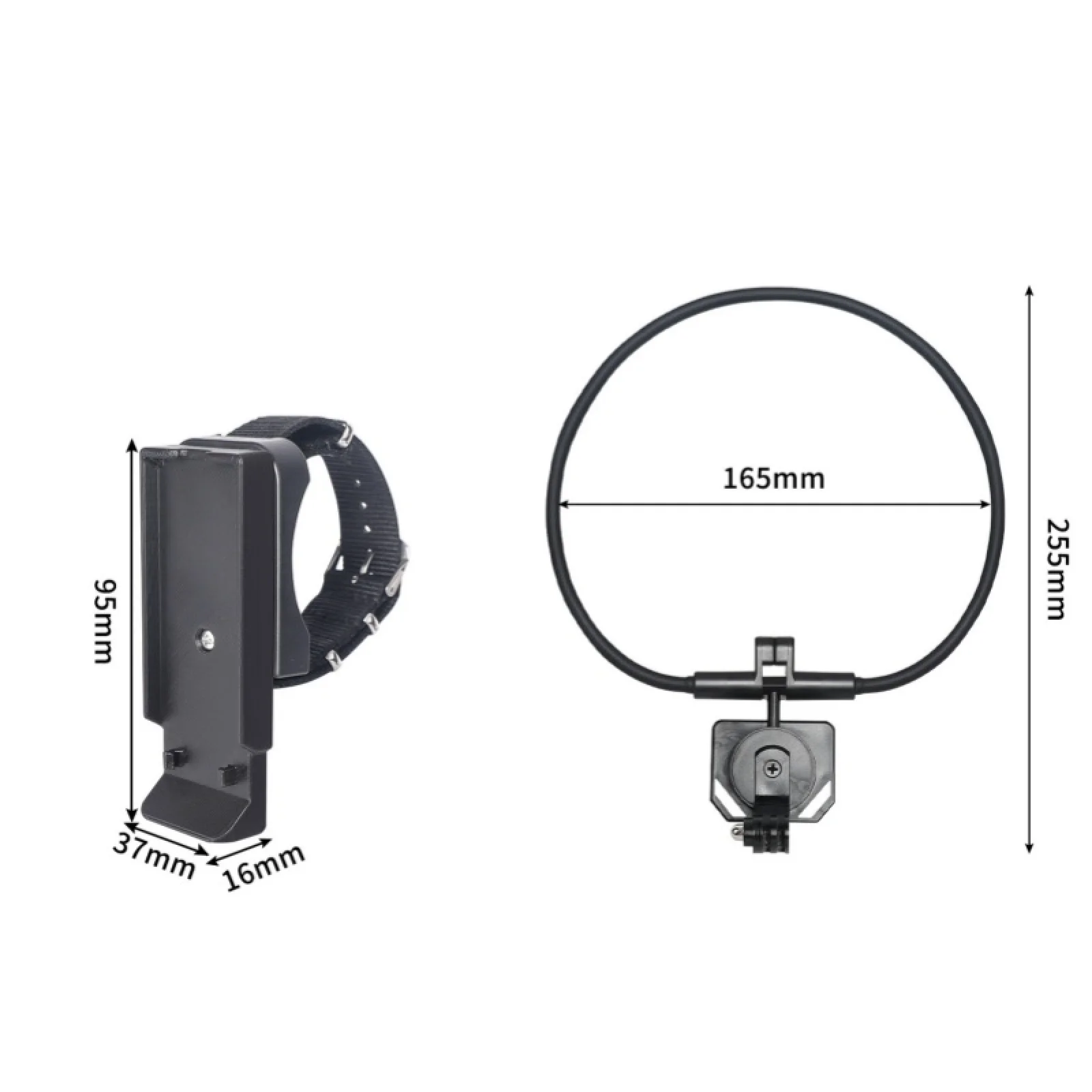 Insta360 Luna Ultra 카메라용 리모컨 마운트 손목 스트랩 및 1인칭 뷰 넥 마운트로 경험을 향상시켜 드립니다.