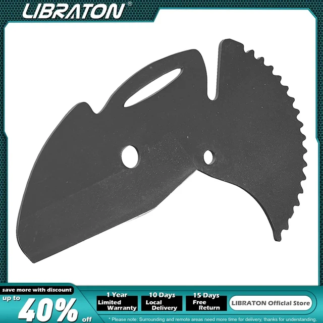 LIBRATON Libraton PVC Pipe Cutter 2-1/2, Large PVC Cutter, Improved Blade  for Heavy-duty, Plastic Pipe Cutter for Cutting PVC Pipe