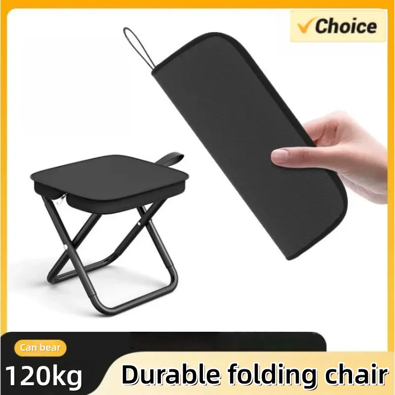 Chaise pliante compacte légère pêche camping plage - Siège portable randonnée pique-nique BBQ voyage