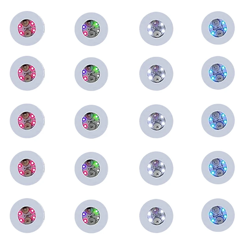 

Hot 75 Pcs LED Coaster Round Flash Cup Mat Sticker Lights For Wine Liquor Bottle, Drinks Party, Bar Party