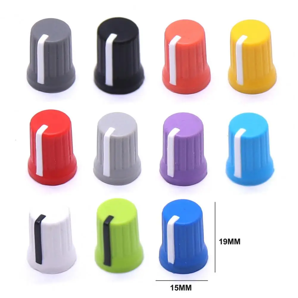 Universal EQ Rotary Knob Replacement Equalizer Potentiometer Fader Knobs Rubber Keyboard Instruments Rotary Knobs Parts 5Pcs
