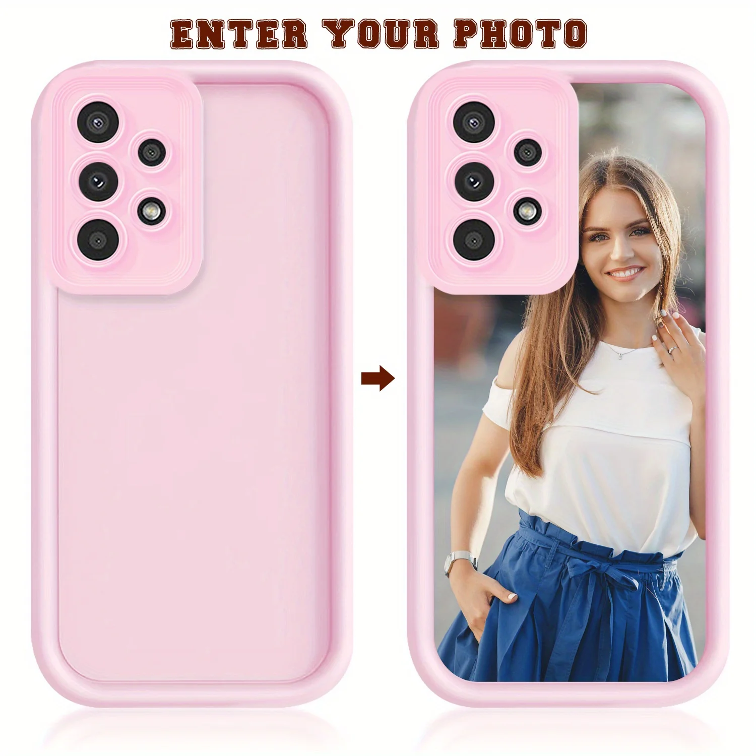 Custom DIY Selfie Photo Soft Phone Case