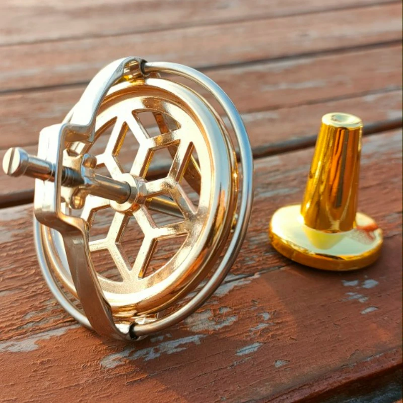 Physical science black technology precision gyroscope angular momentum anti-gravity balance gyroscope metal machinery technology