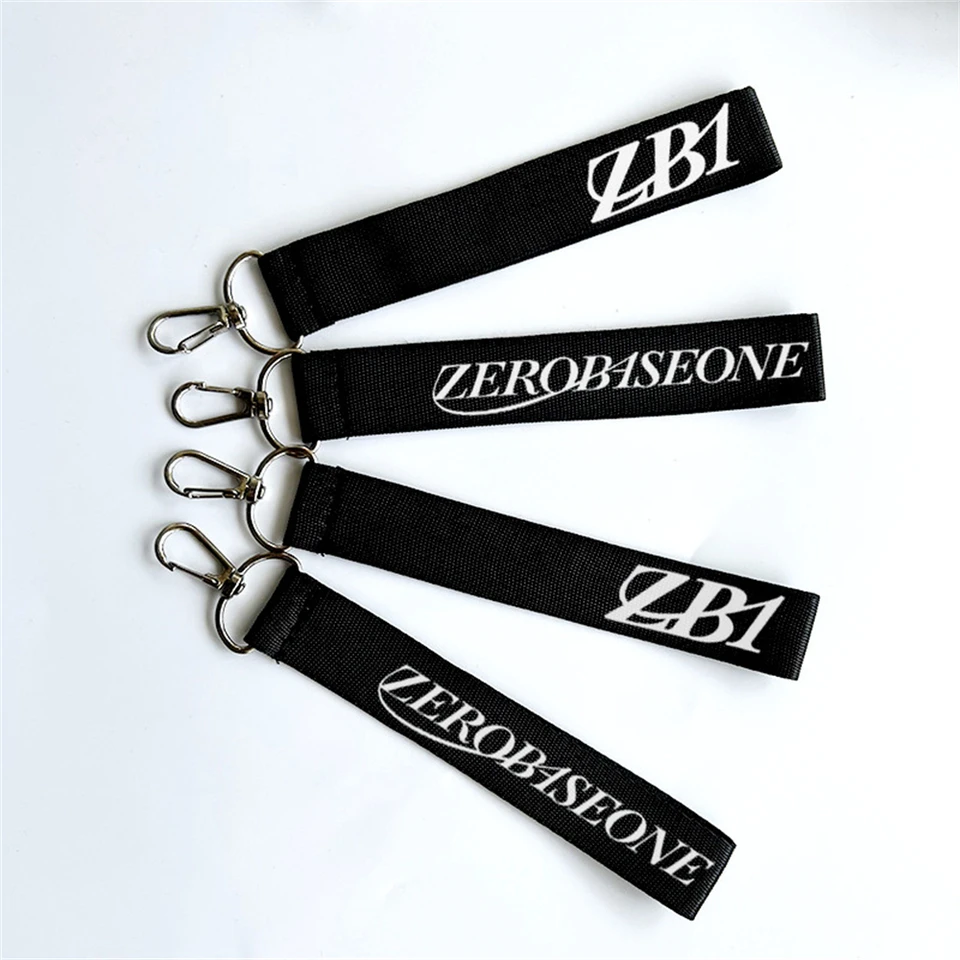 KPOP ZB1 Keychain Pendant ZEROBASEONE Leter Printing Nylon