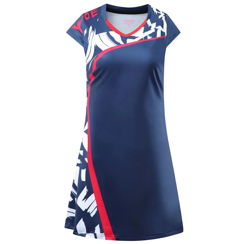 Women Sexy Table Tennis Shirts Set Women Skirt with T Shirts Badminton Table Tennis Skorts Breathable Ladies Short Mini Skirts