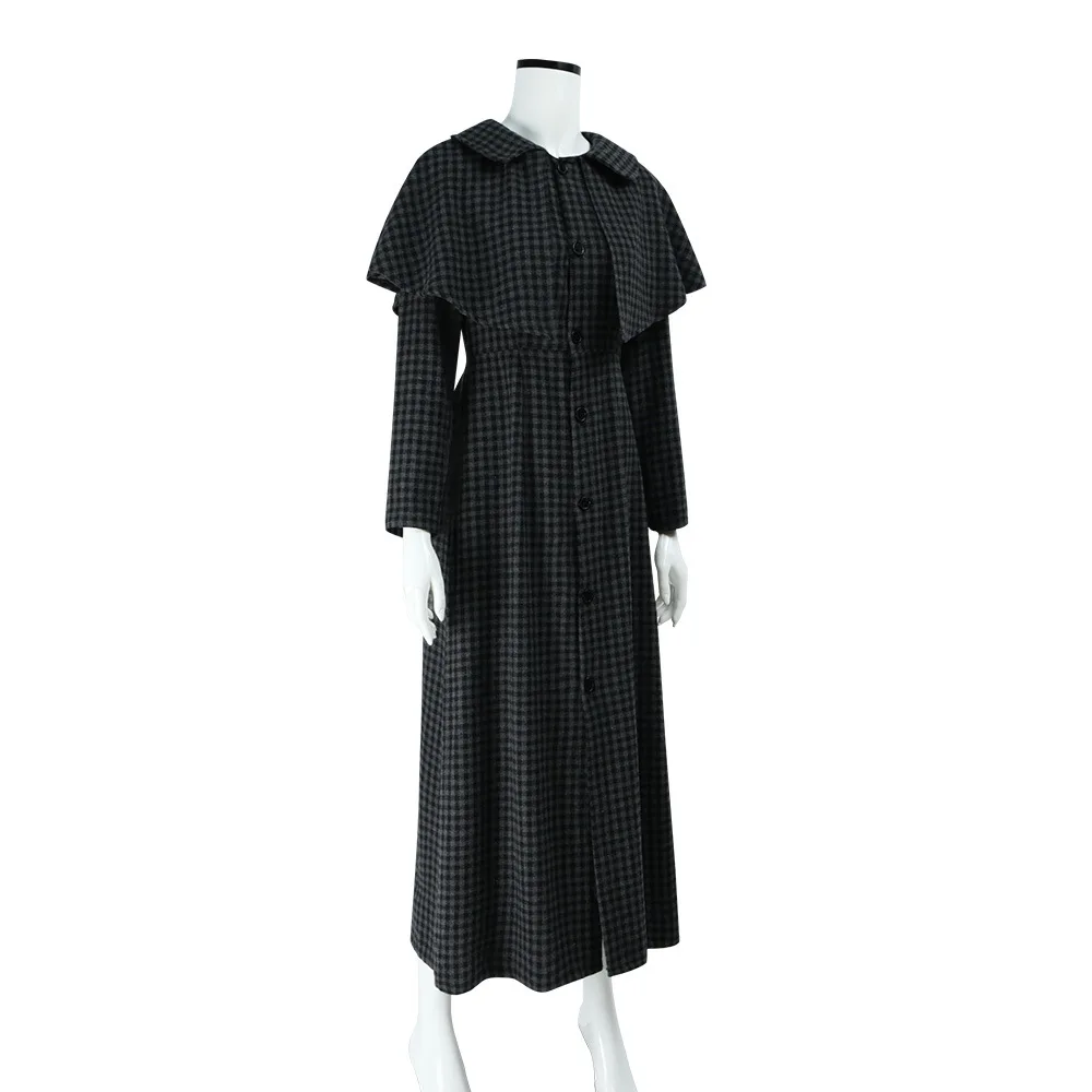Wednesday: Wednesday Addams | Black Cosplay Costume 22 The Addams Family Wednesday Addams Cosplay Costume for Women (Unofficial)
