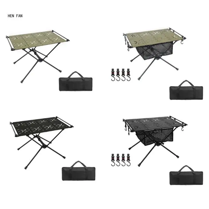 

Outdoor Ultralight Camping Table Portable Lightweight Folding Beachs Table Small Collapsible Table for Picnic BBQ M89D