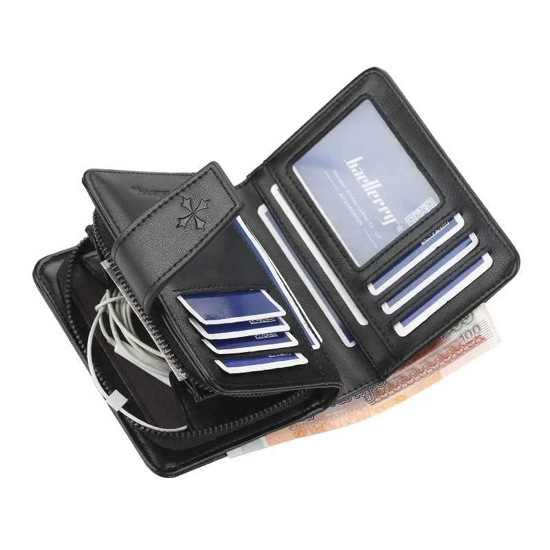 Women Wallets and Purses PU Leather Money Bag Female Short Hasp Purse Small Coin Card Holders Blue Red Clutch New Women Wallet 3