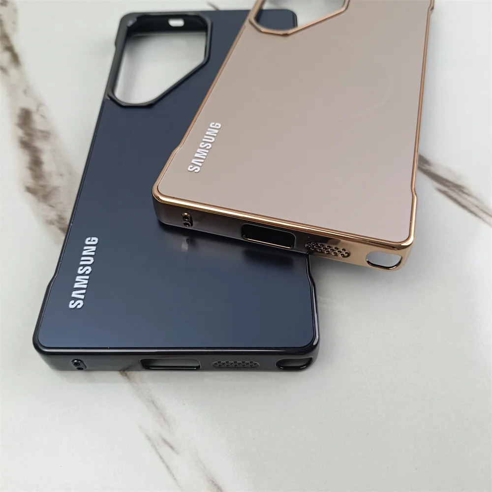 Electroplated Matte Frosted Phone Case with Magsafe Wireless Charging Compatibility