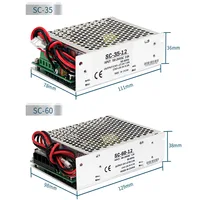 MZMW UPS/Charge Function Switching Power Supply SC-35W 60W 120W 180W 12V 24V Monitor 110/220v AC/DC Battery Charger SC-120-12V - Image 5