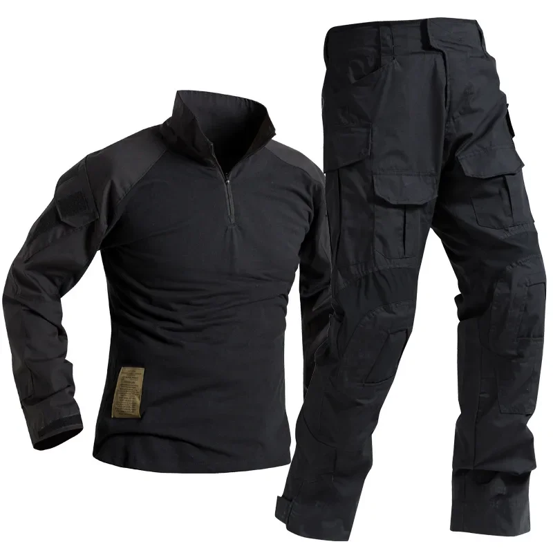 Tactical Uniforms Men Rip-stop Camo Camouflage Clothing Sets G3  Suit Airsoft Paintball Multicam Cargo Pant Hiking Shirt