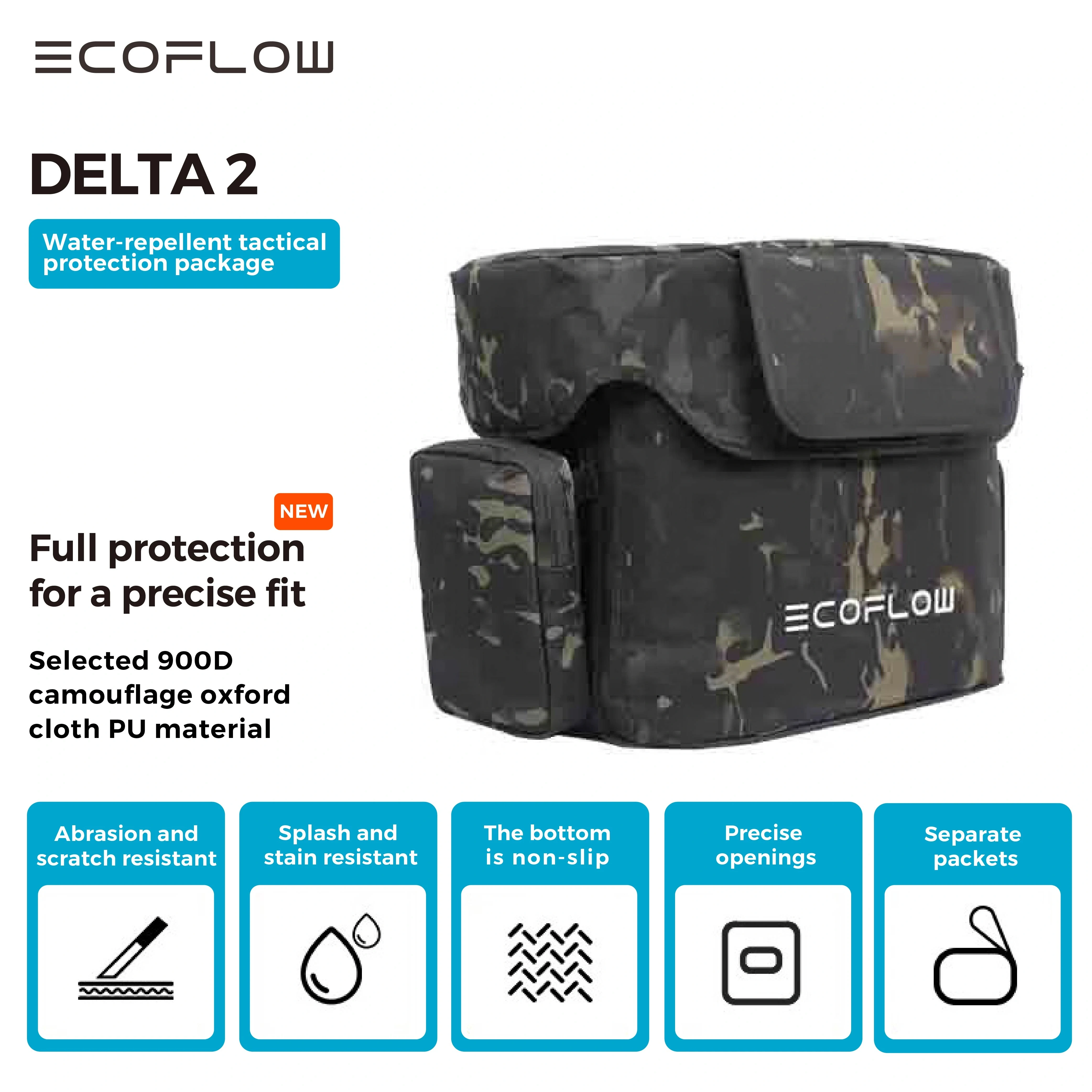 ECOFLOW DELTA 2 Camouflage Bag Protect Waterpoof Bag Storage for