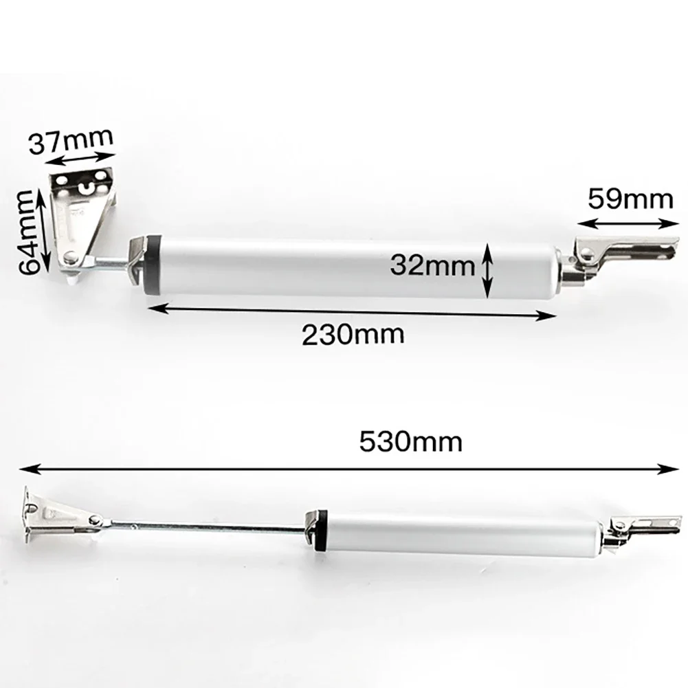 Aluminum Alloy Automatic Door Soft Close 35KG Positioning Metal Automatic Door Closer Soft Close Closers Furniture Hardware