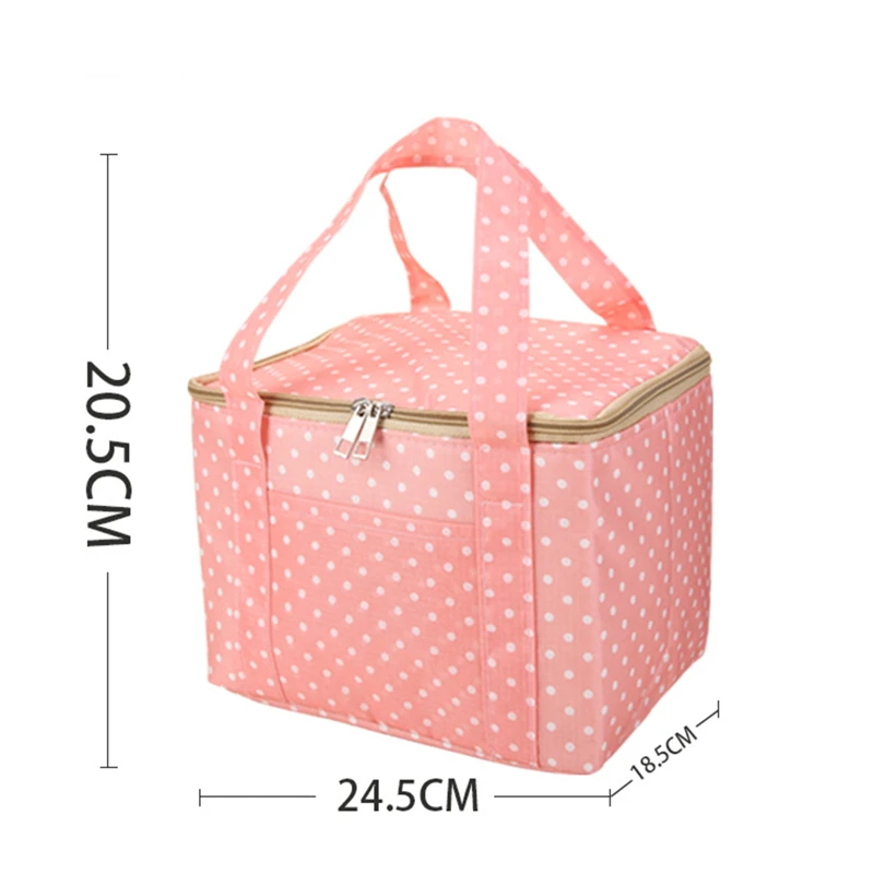 Lunch Bag Bento Bag Cooler Bag Large Capacity Oxford Cloth Thermal Lunch Bags Portable Insulation Food Storage Container Bento Box Cooler Bag for Picnic Travel