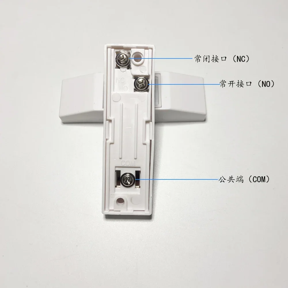 10Pcs Small Emergency Button for Security Alarm System NC/NO Dry Contact Output Wire Panic Switch Disable People Calling