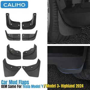 For Newest Tesla Model 3+ Highland 2024 Mud Flaps Splash Guards Shields  Dirty Fender with No Drilling Installation Mudguards - AliExpress