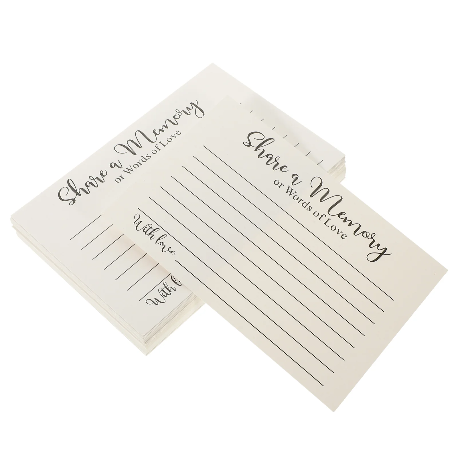 

50 Sheets Church Dedication Envelope Cards Memo for Memory Small Funeral Multipurpose Memorial Paper Bride Writing Birthday