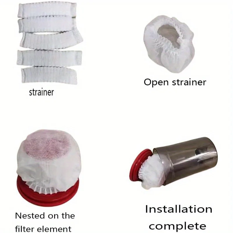 Disposable vacuum cleaner filter element filter screen protective cover non-washable non-woven fabric handheld vacuum 20pcs