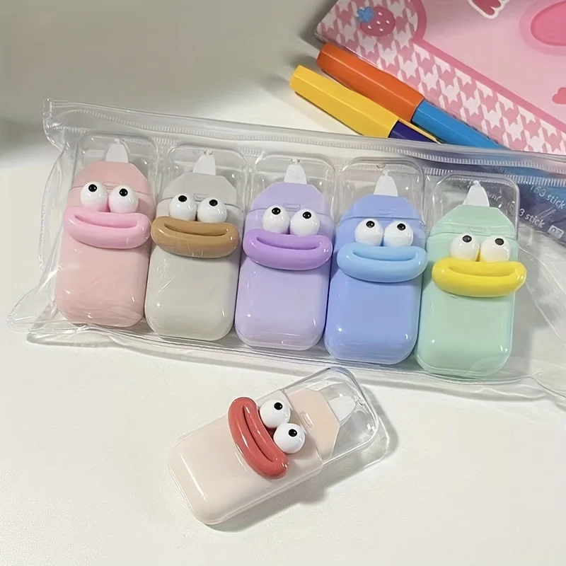 6pcs Correction Tape School Special Cute Change Mini Modification Portable Artifact Correction Tape