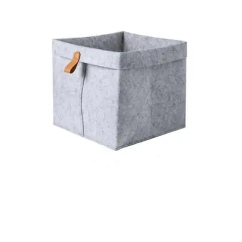 

Gray Bathroom Socks Storage Felt Living Closet Drawer Baskets Tea Bedroom Home Decor Table Sundries Organizer Black Box Cloth