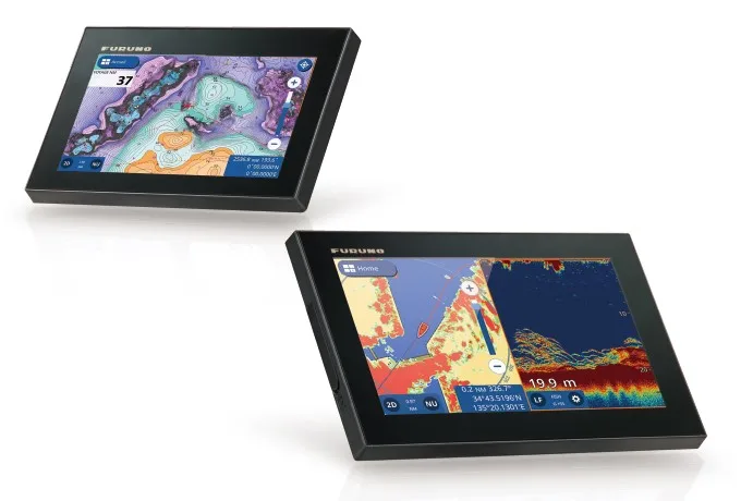 GP-1971F GPS/WAAS CHART PLOTTER With Built-in CHIRP FISH FINDER