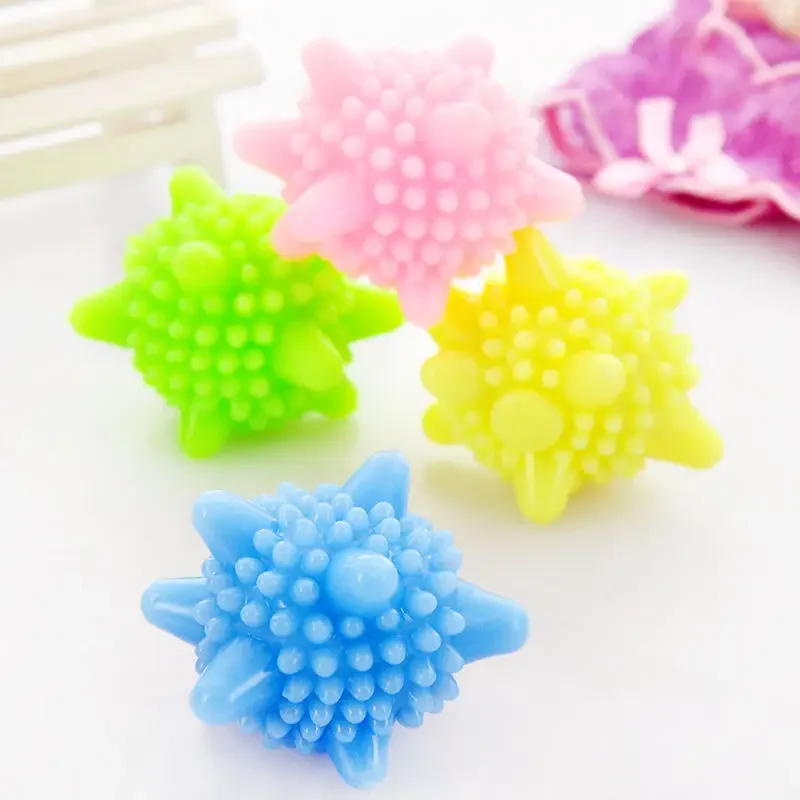 Delysia King 10pcs Multicolor Decontamination Laundry Ball Anti-Tangle Washing Machine Cleaning Household Supplies