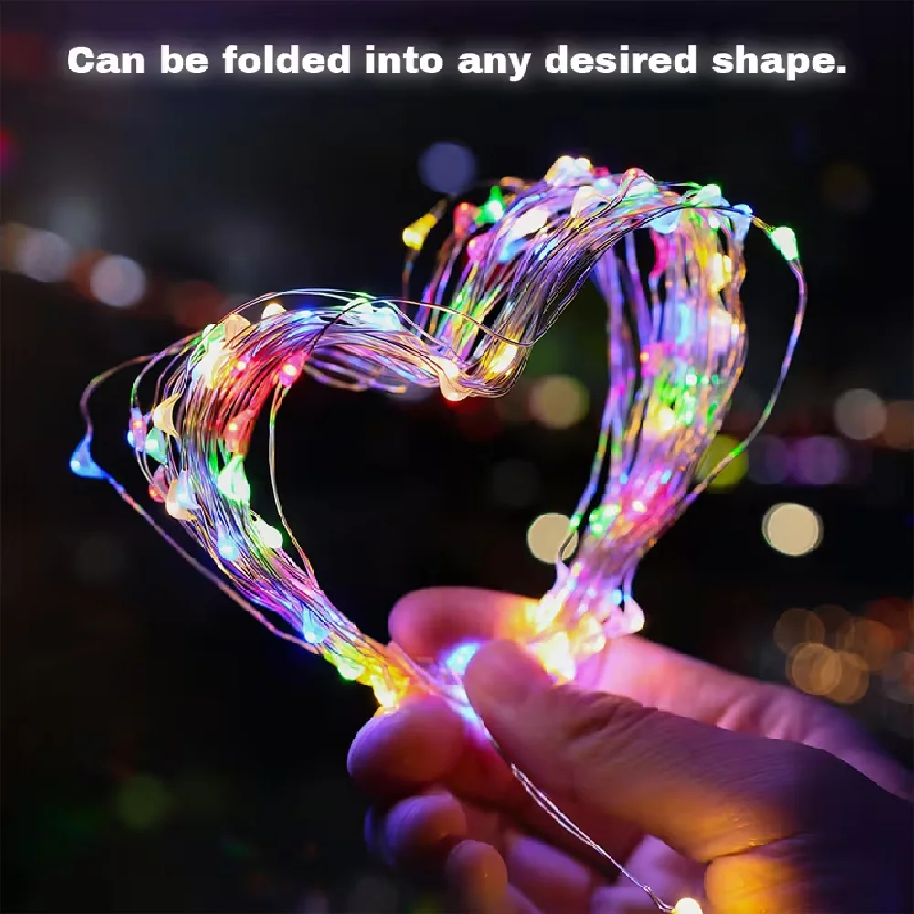 USB-Powered LED Copper Fairy Lights for Holiday and Event Decoration