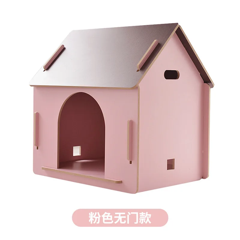 犬小屋 快適な木製デザインの犬小屋 犬用 小型屋内ベッドルーム