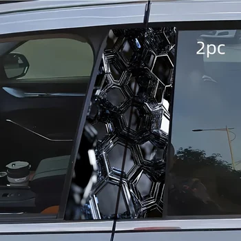 2 adesivi divertenti e accattivanti per il montante centrale dell'auto, adesivi protettivi per il montante B. Autoadesivo, impermeabile e resistente ai graffi