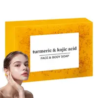 Barre de savon éclaircissante pour le corps, citron, curcuma, livres de corps, éclaircissant, ati elles foncées, jambes, nettoyant pour le corps, éclaircissant le visage, Regina 4