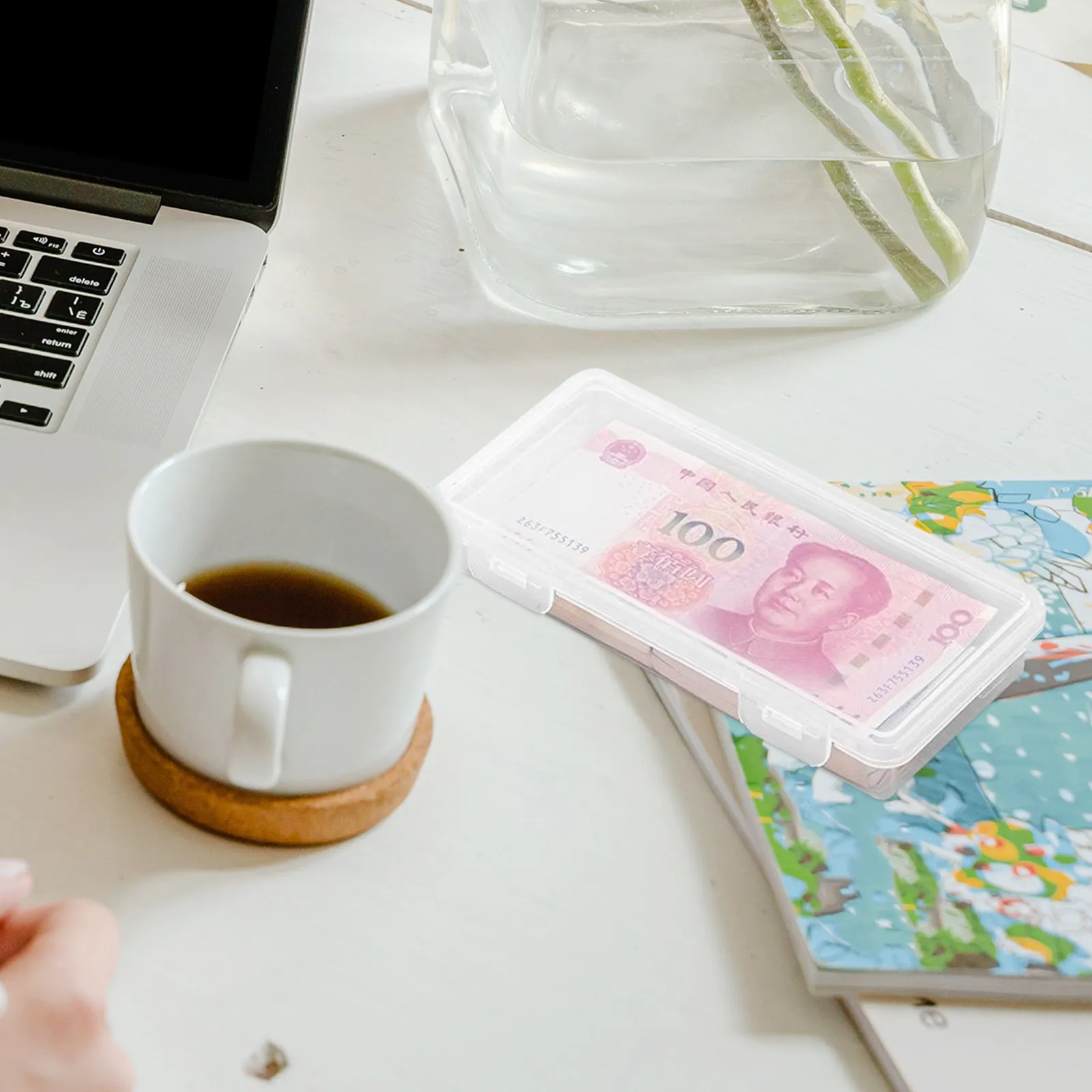 종이돈 수집용 플라스틱 지폐 홀더 케이스, 화폐 정리함, 휴대용 보호 파우치 (스탬프, 메달용)