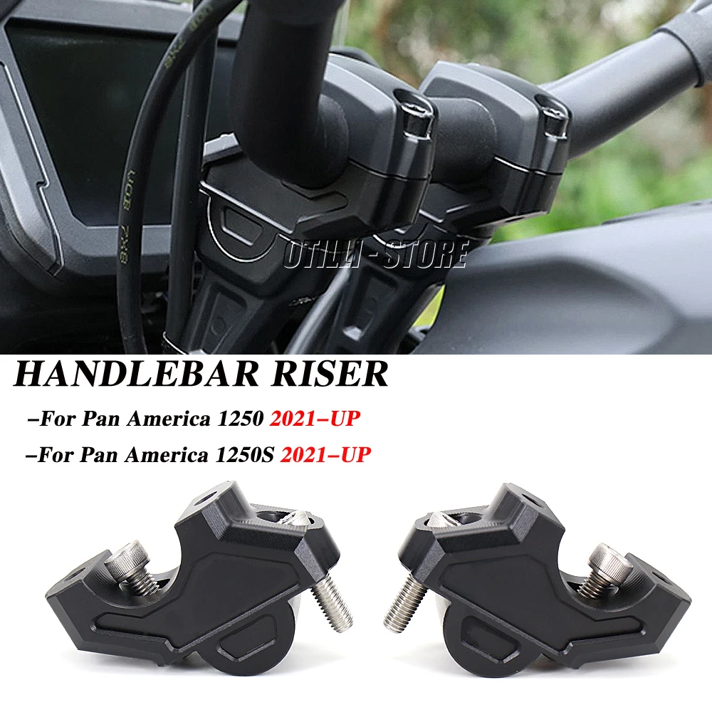 

PA1250 PA1250S Motorcycle Handlebar Riser Bar Mount Handle Clamp New For Pan America 1250 Special 1250S 2021 2022