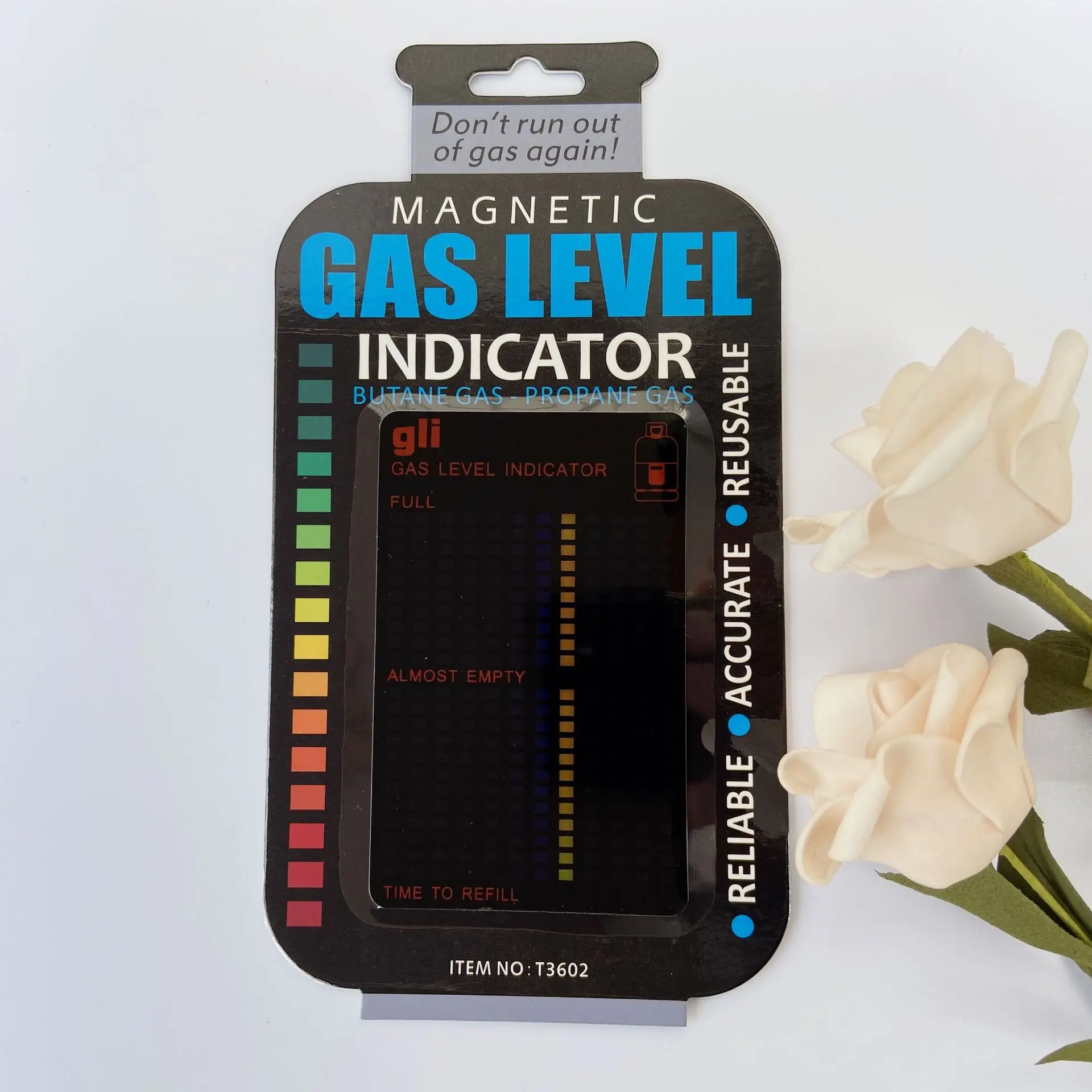 Gas Tank Residue Test Card Reusable Gas Tank Residue Magnetic Test Card Discoloration Ink Material Accurate for Gas Storage Tank Residue