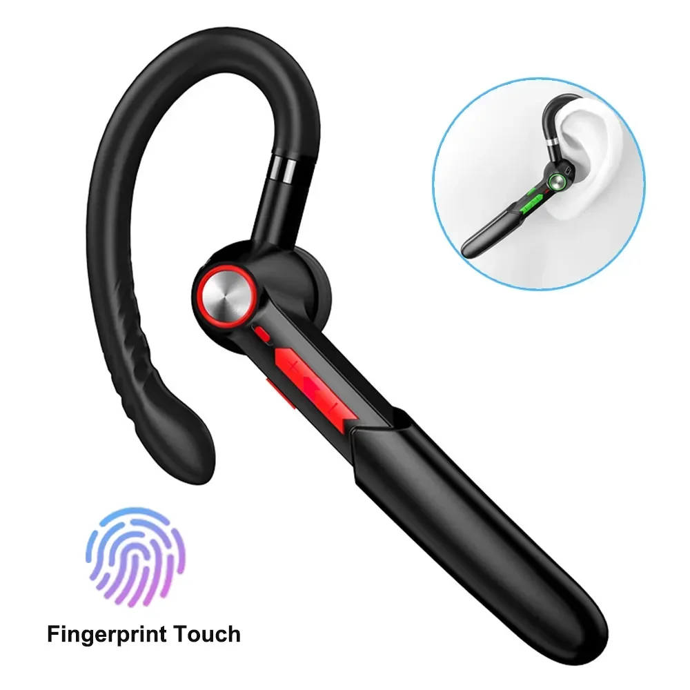 

Bluetooth 5.0 Headphones TWS Wireless Earphones Fingerprint Touch Business Headset HIFI Stereo Waterproof Earpiece for Xiaomi