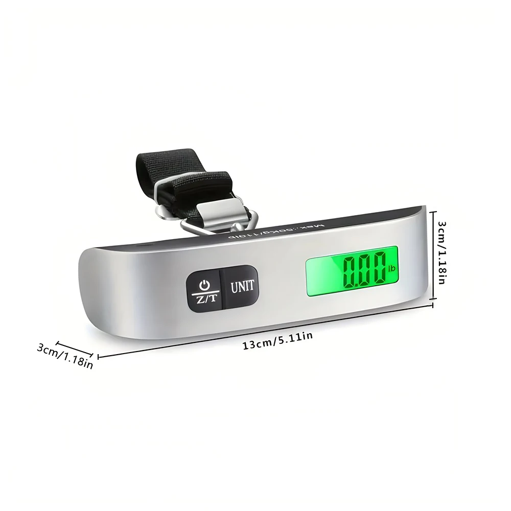 50kg-110Ibs Digital Electronic Scale,carry-on,shopping Fishing Travel Luggage and Bags,outdoor,airport,supermarket