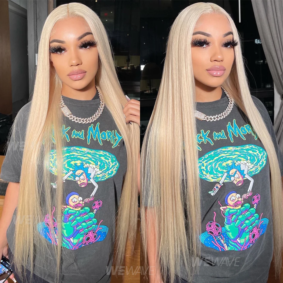 Blonde 613 Lace Front Wigs 13X6 Hd Lace Frontal Wig 30 38 Inch 13X4 Straight Human Hair Wigs Pre Plucked 4X4 Lace Closure Wig