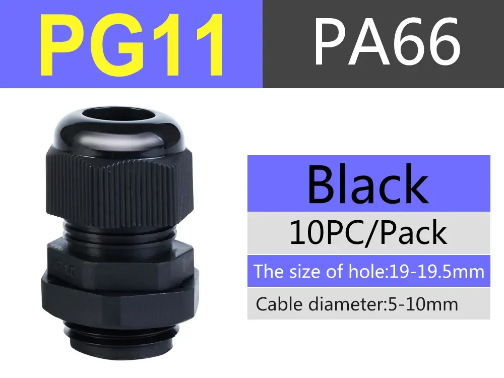 PG11 BK 10 pcs