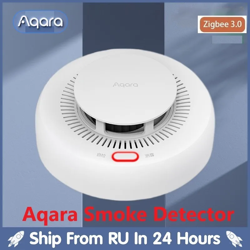 

AQARA Smoke Detector Zigbee 3.0 Smoke Sensor Fire Alarm Monitor For Smart Home Work With Xiaomi Mi home Homekit APP