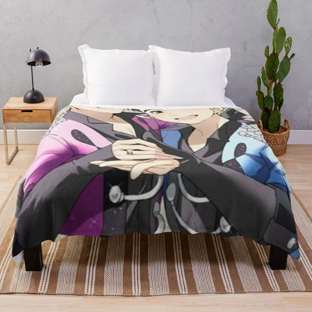 

Yuri on iceThrow Blanket Blanket Sofa