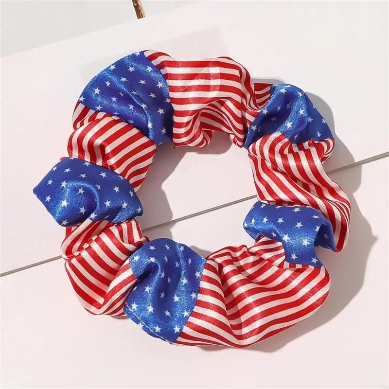 12 Pcs American Hair Bobbles Hair Scrunchies Ponytail Holder for Women Girl T4MB