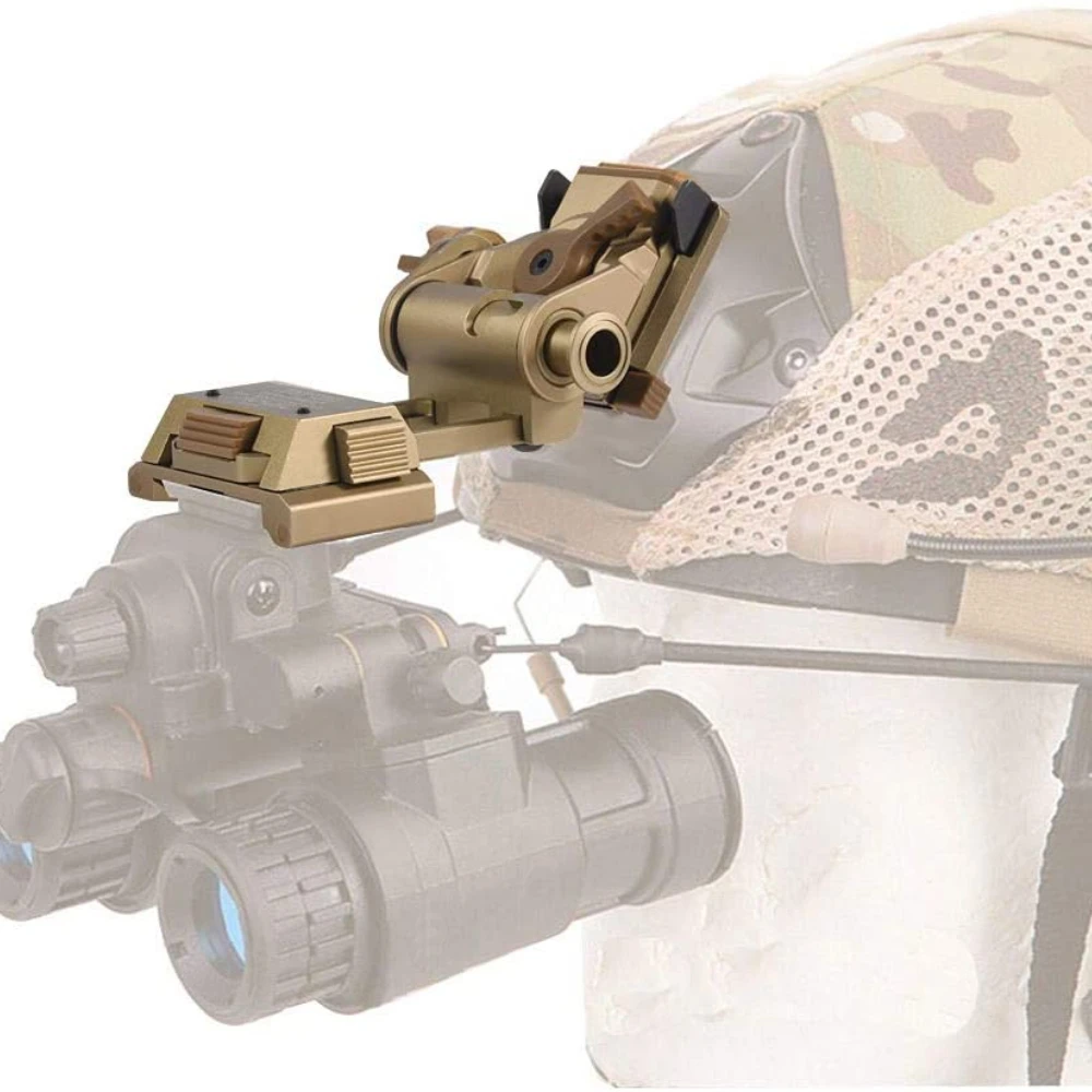 

Tactical Metal Wilcox L4G24 NVG Mount Night Vision Goggles Arms Bridge Fast OPS Helmet Bracket Breakaway Base Adapter hunting