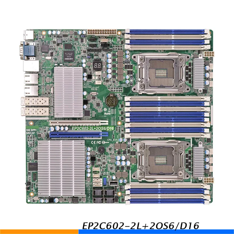 Server Motherboard For ASROCK For EP2C602-2L+2OS6/D16 LGA2011 C602 Support E5-1600 2600 4600 V2 Fully Tested Good Quality 3 Server Motherboard For ASROCK For EP2C602-2L+2OS6/D16 LGA2011 C602 Support E5-1600 2600 4600 V2 Fully Tested Good Quality
