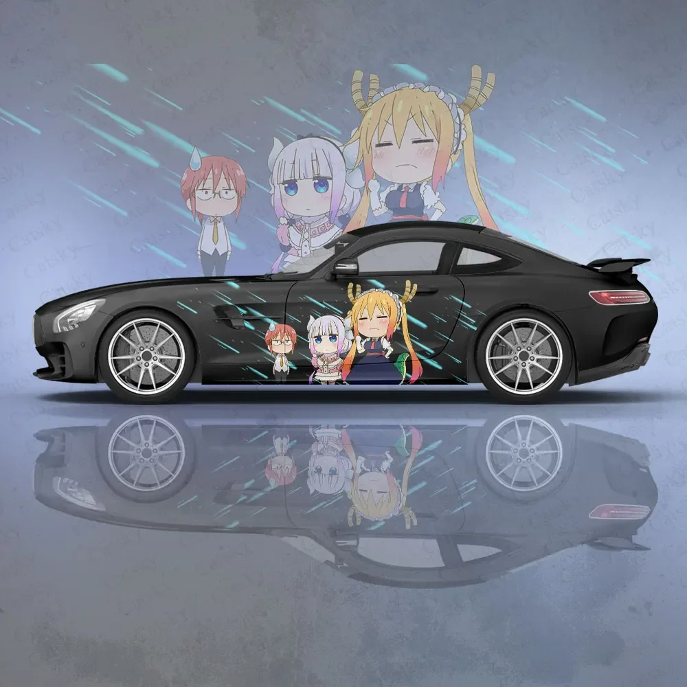 

Miss Kobayashi's Dragon Maid Truck Car Sticker Decal Hood Door Body Side Universal New Car Sticker Decoration Auto Accessories