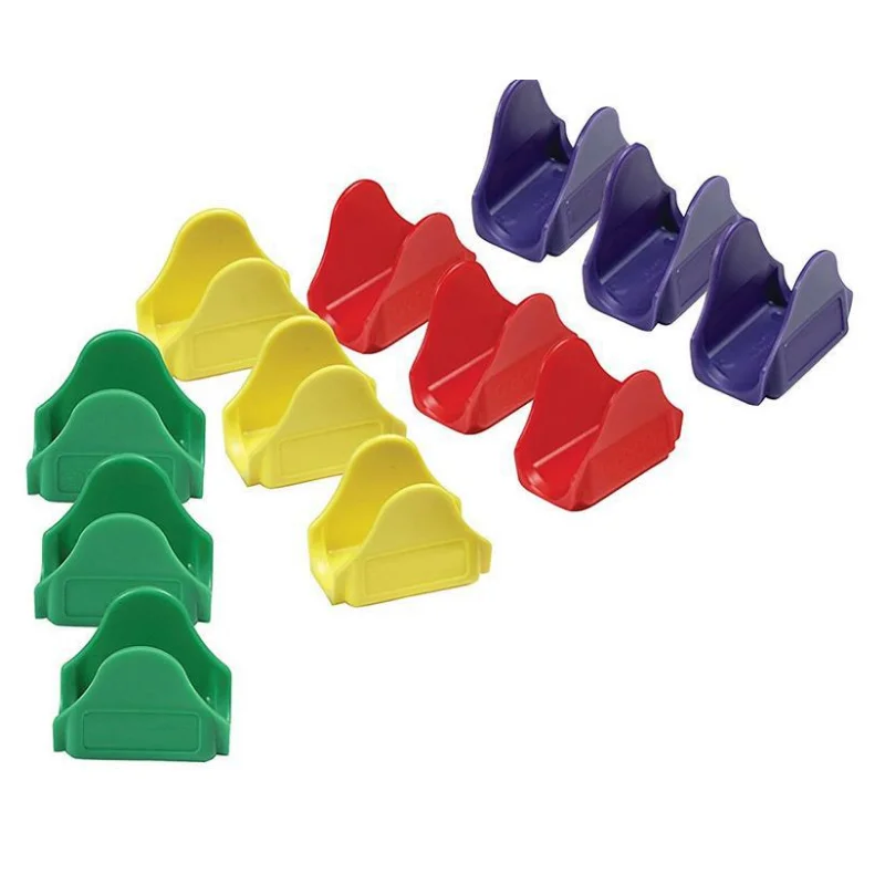 12pcs Taco Rack In Pie Tools Plastic Durable Mexican Pancake Rack Tray Taco Holder Kitchen Supplies Protector Food Pallet Holder