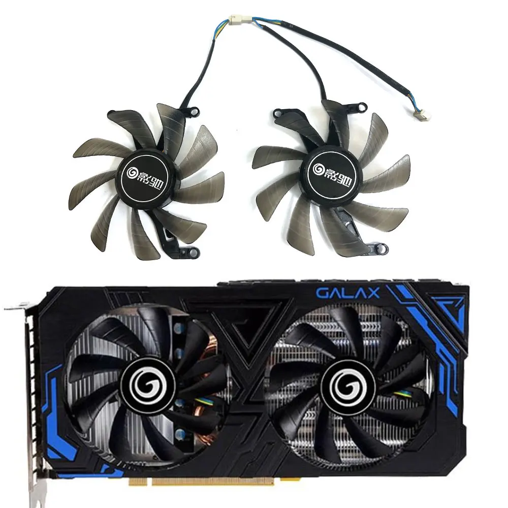 Nuova Ventola Gpu 87Mm 4Pin Gtx 1660, Rtx 2060, Per Ventola Galax Gtx 1660, 1660Super, 1660Ti, Galax Rtx 2060, 2060Super Video Card