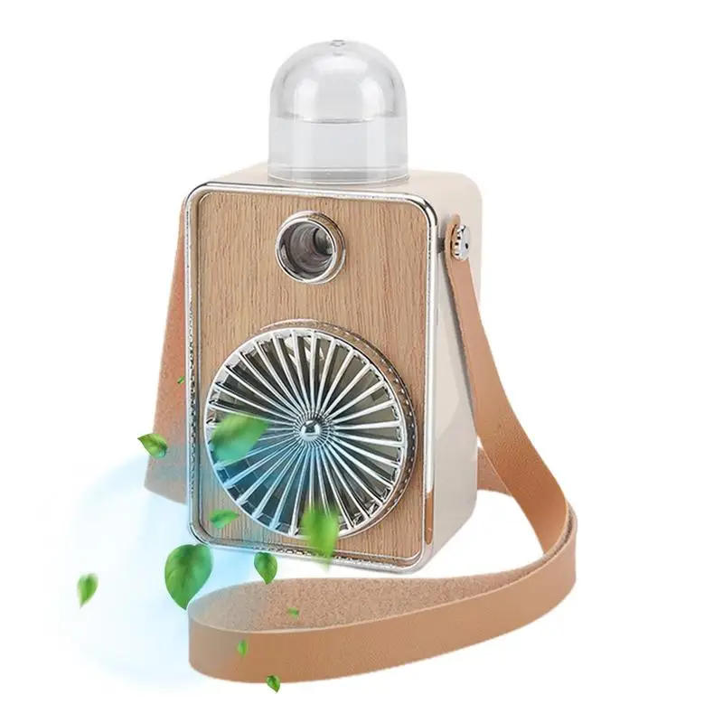 

Necklace Fan Personal Wearable Cooling Fans Rechargeable Mini Vintage Desk Fan 3 Speeds For Camping Summer Travel Girls Farm