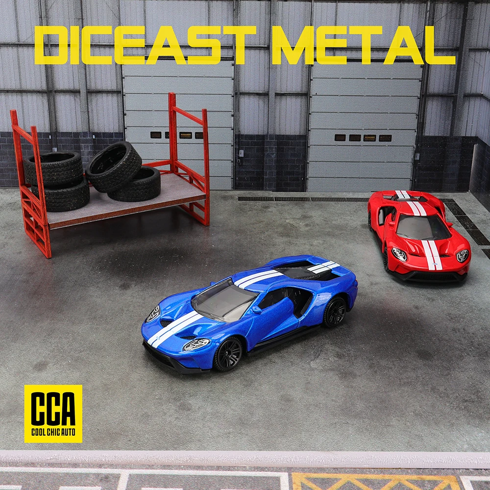 CCA-MSZフォードgt絶妙なスタティック車モデル、合金ダイ