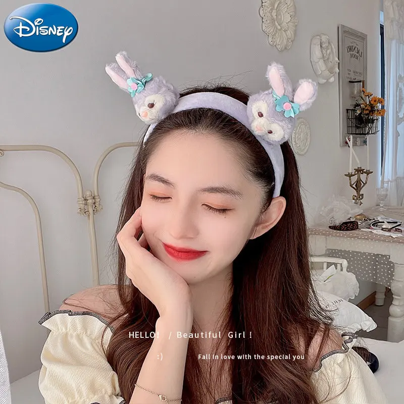 Disney StellaLou Hair Headband Hair Rope Strawberry Bear Headgear Christmas Hair Accessories